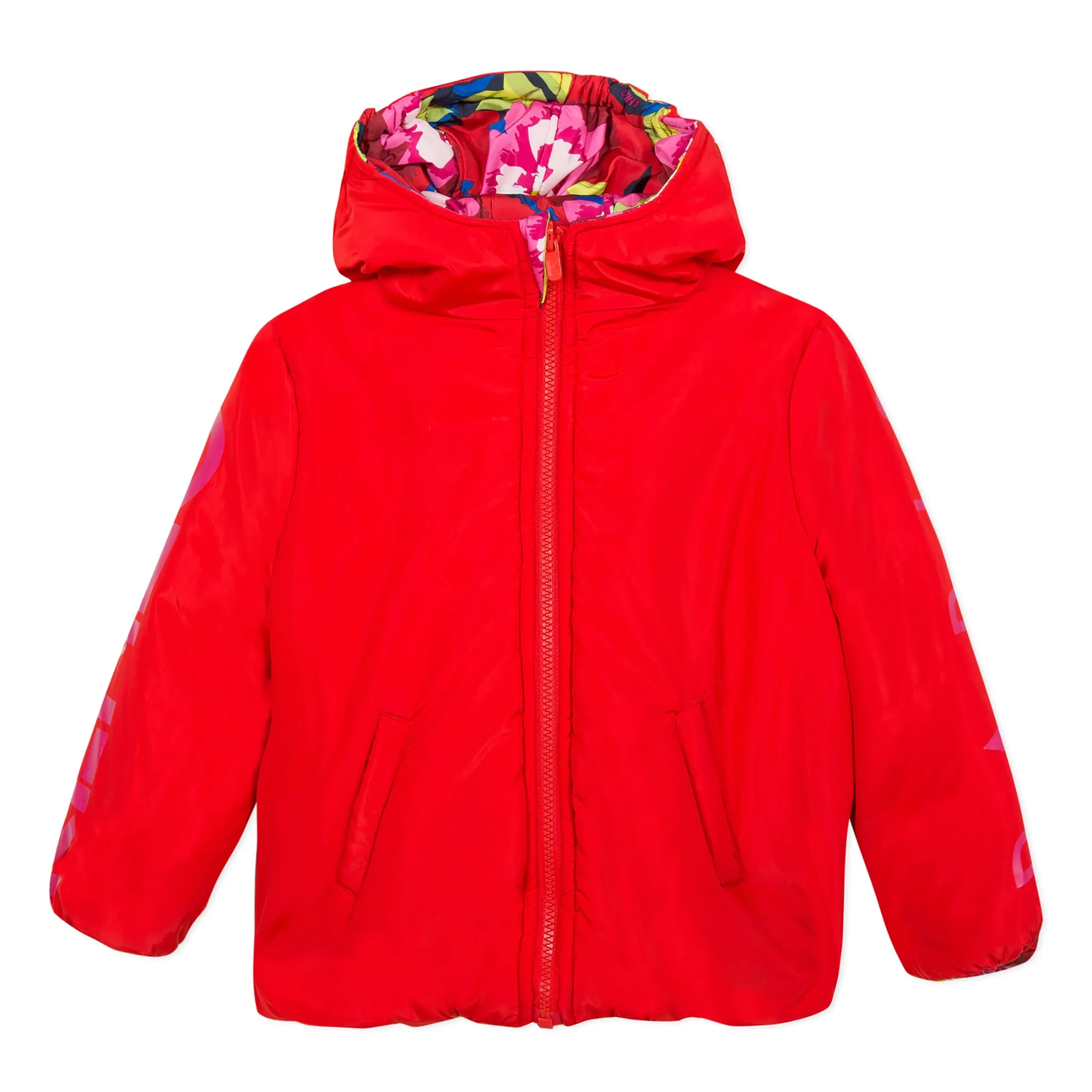 Reversible Floral Puffer Jacket