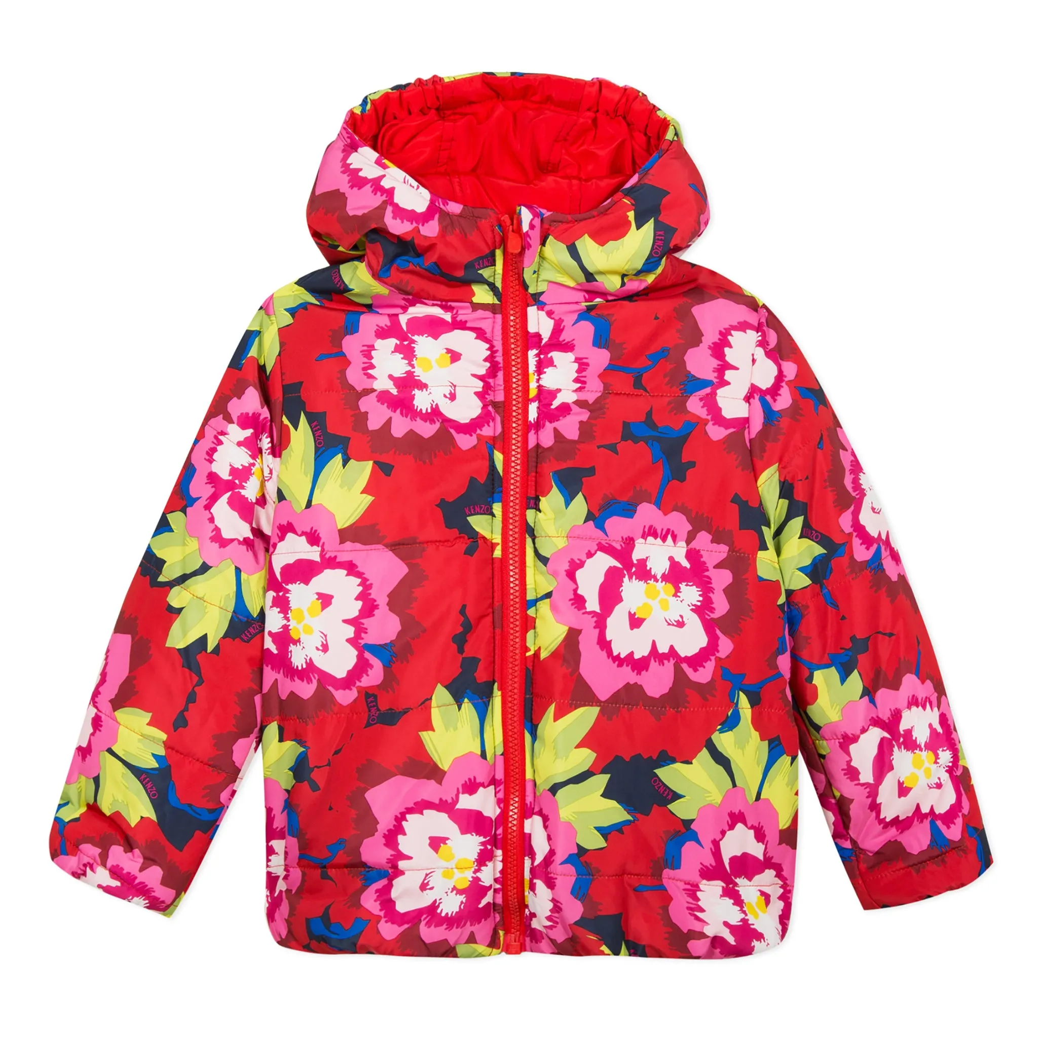 Reversible Floral Puffer Jacket