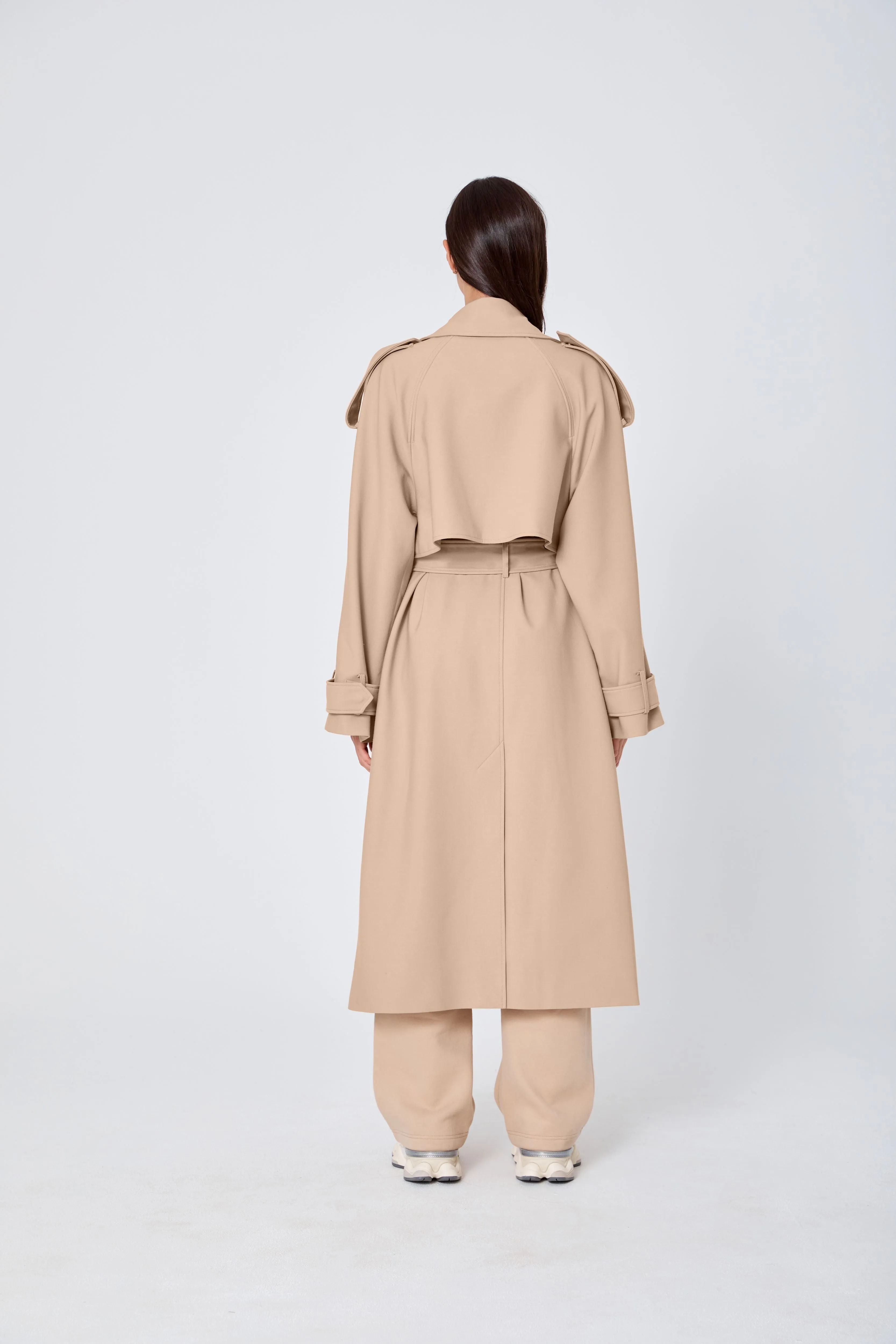 ROZALIA x ATOIR Womens The Trench Coat Sand