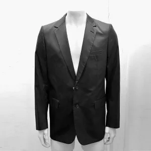Smart Black Blazer With Mesh Lining