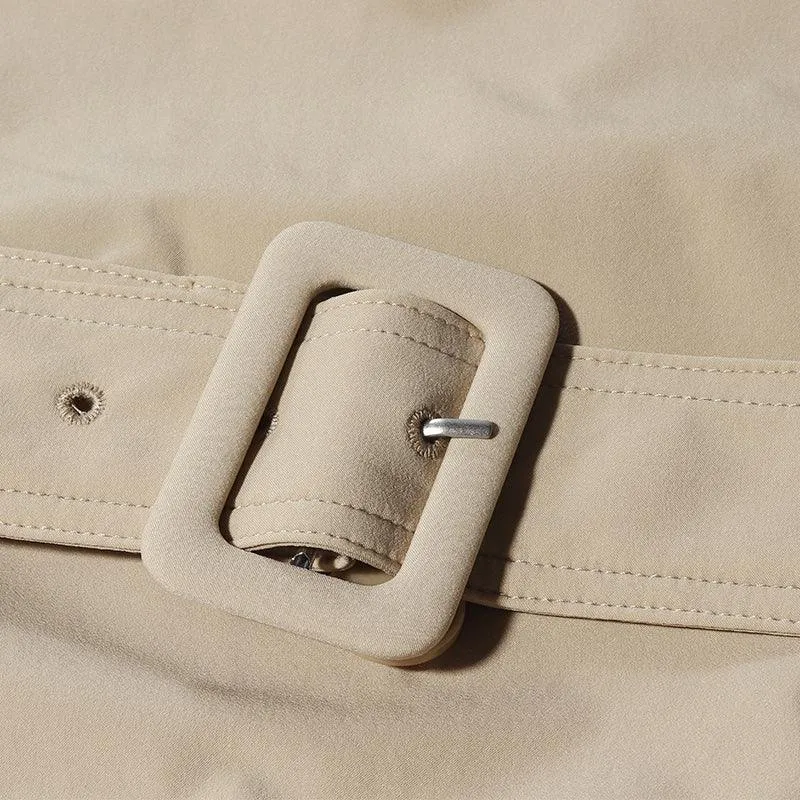 Stretchy Light Trench Coat