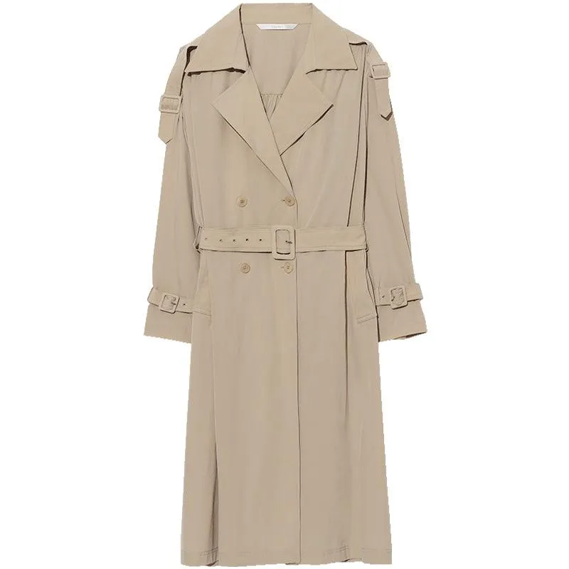 Stretchy Light Trench Coat