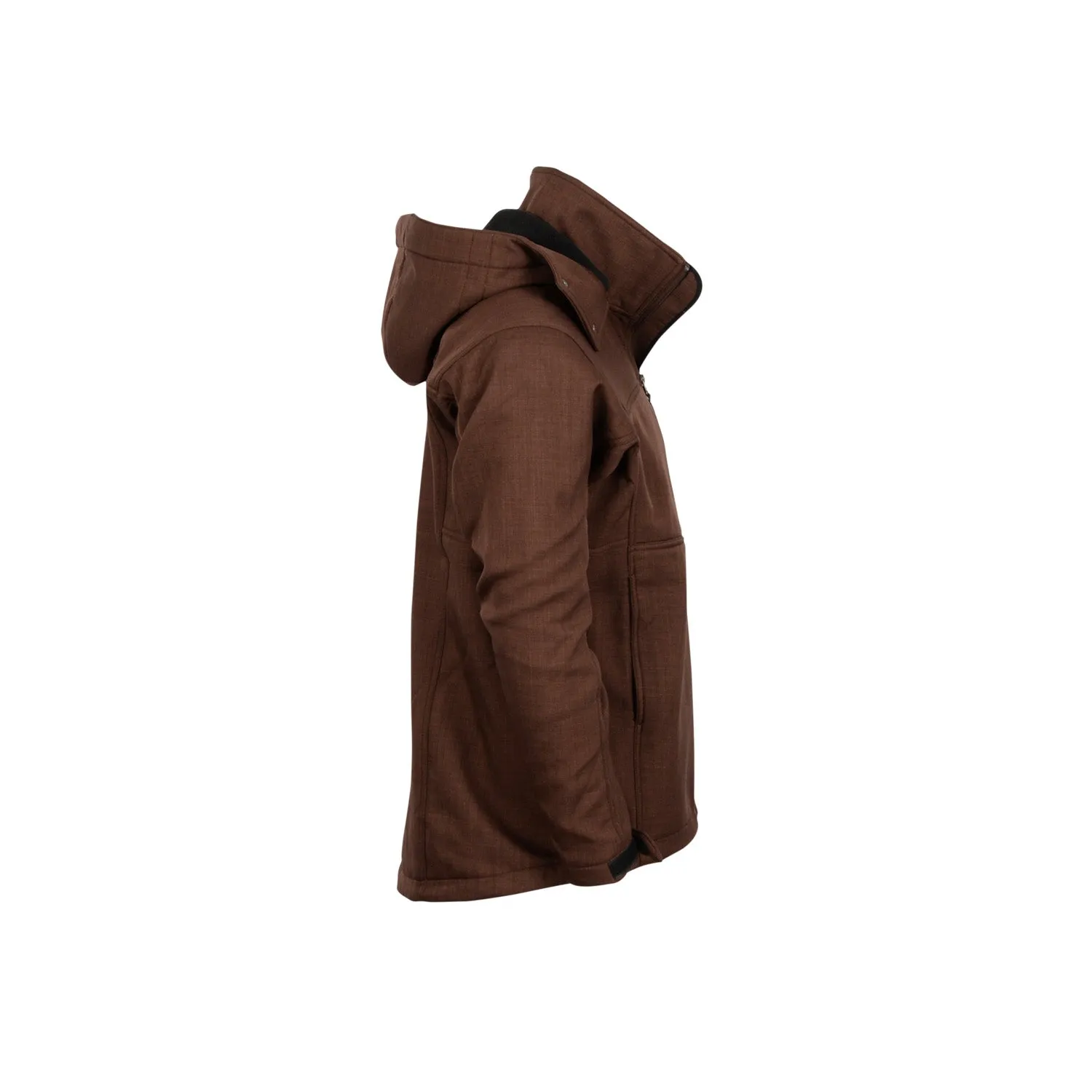 STS Ranchwear Youth Unisex Weston Chocolate Poly/Spandex Athletic Shell Jacket