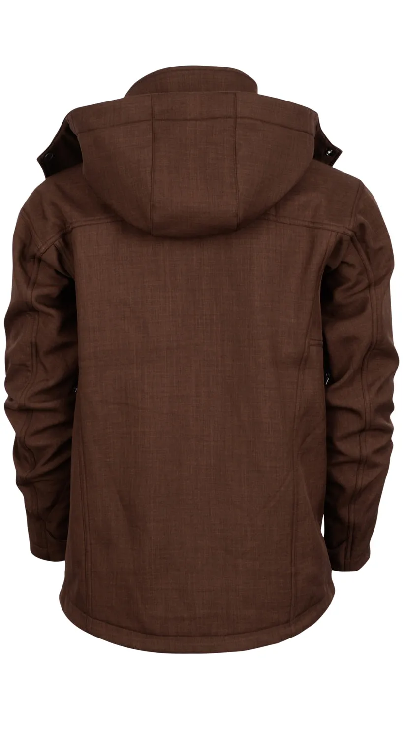 STS Ranchwear Youth Unisex Weston Chocolate Poly/Spandex Athletic Shell Jacket