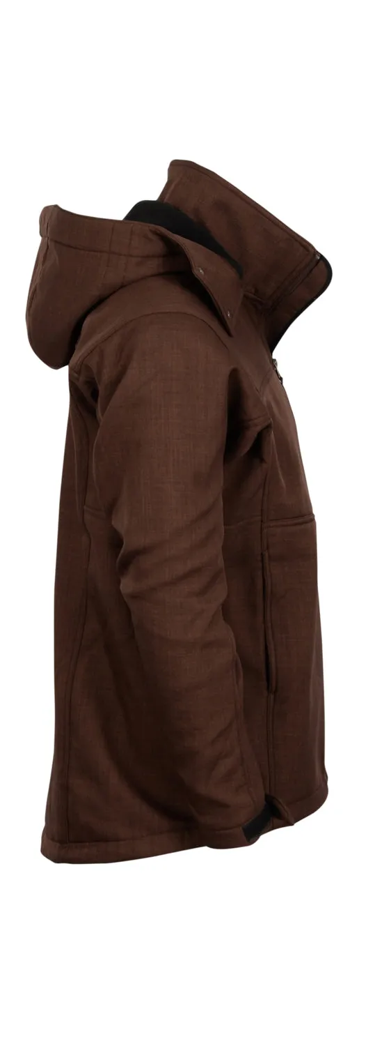 STS Ranchwear Youth Unisex Weston Chocolate Poly/Spandex Athletic Shell Jacket