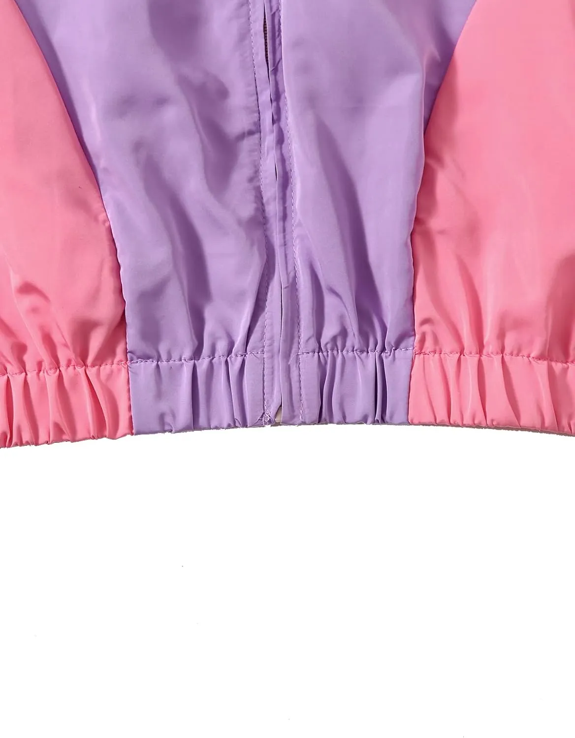 SweatyRocks Women's Casual Lightweight Color Block Bomber Jacket