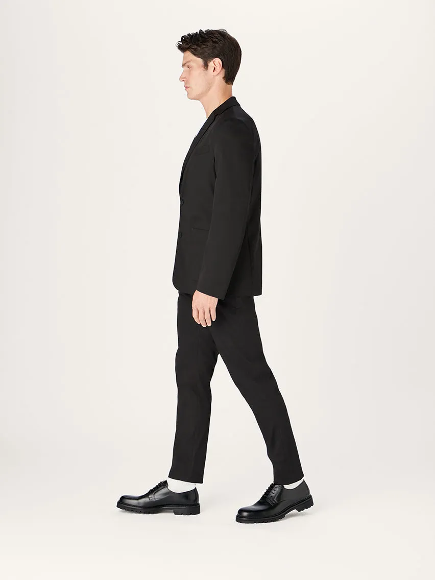 The 24 Blazer || Black | Stretch Cotton