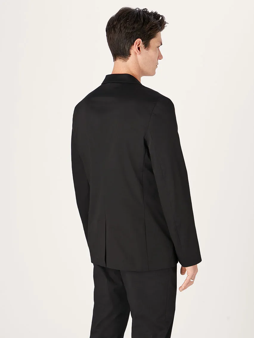 The 24 Blazer || Black | Stretch Cotton