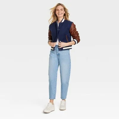Women's Shrunken Varsity Jacket - Universal Thread