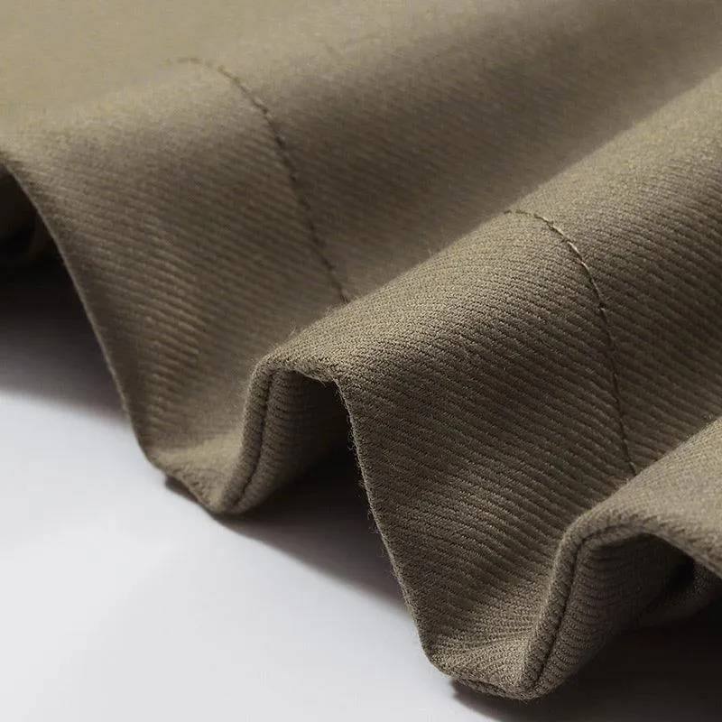 Worsted Wool Oversized Trench Coat