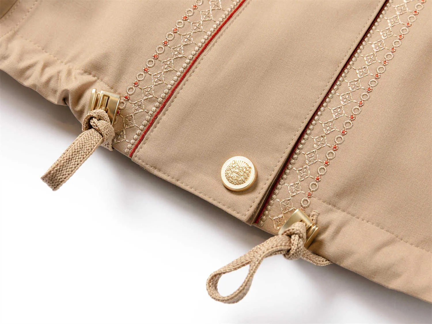 YAYING Silk and Wool Trench Coat EPJPW1251AE