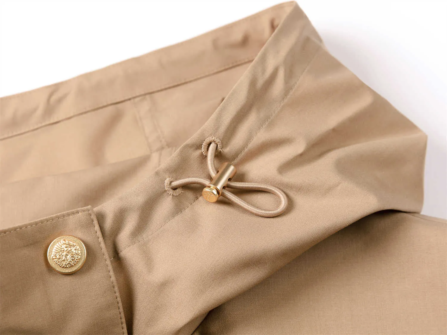 YAYING Silk and Wool Trench Coat EPJPW1251AE