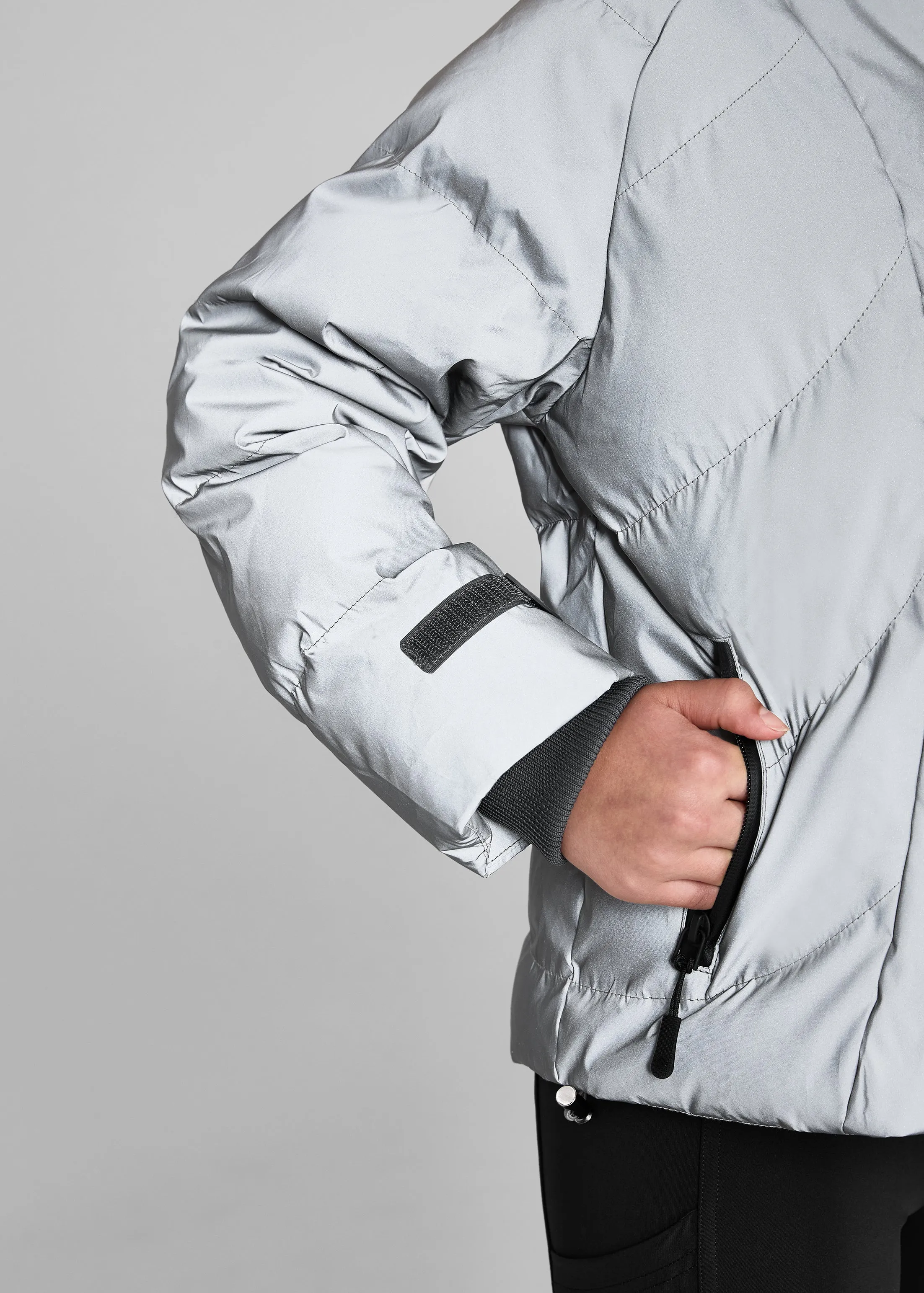 YR Reflective Puffer Coat