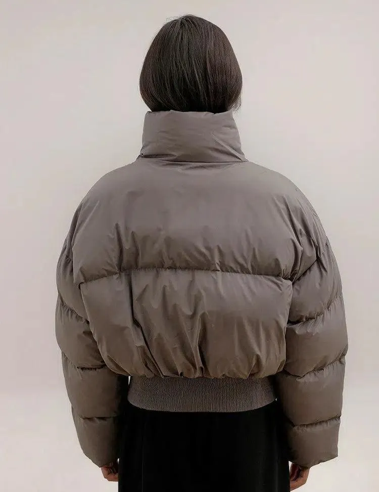 Zhou Buttoned Casual Puffer Jacket