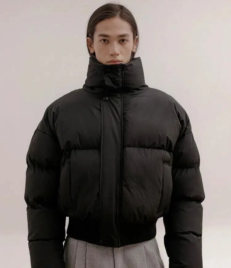Zhou Buttoned Casual Puffer Jacket